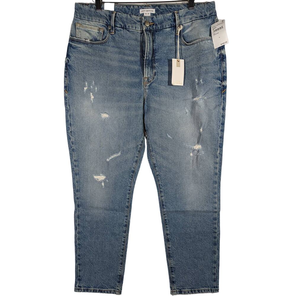 Good American Women's Good Classic Stretch Jeans 12 NWT